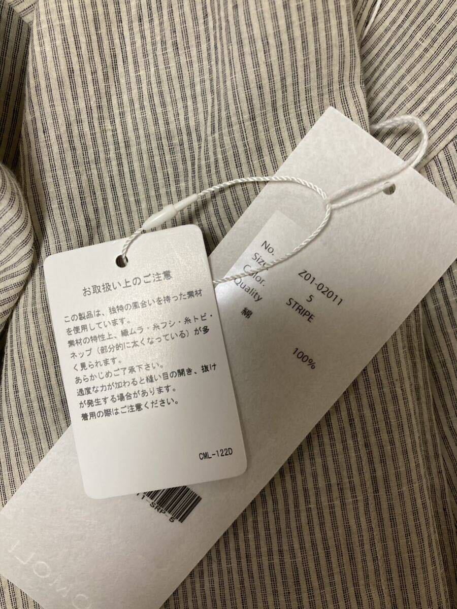 新品未使用 タグ付き size5 COMOLI KHADIコットン コモリシャツ 新品未使用 タグ付き size5 COMOLI KHADIコットン コモリシャツ