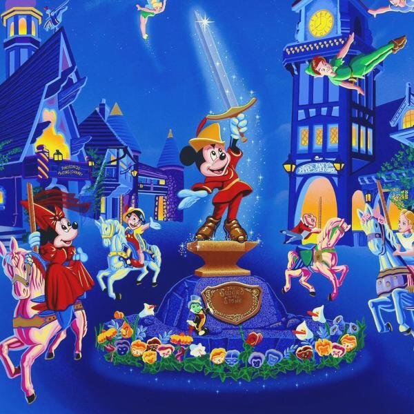 メラニー・テイラー・ケント「ファンタジーランド」ディズニーシリーズ 真作】【WISH】メラニー・ケント MELANIE TAYLOR KENT