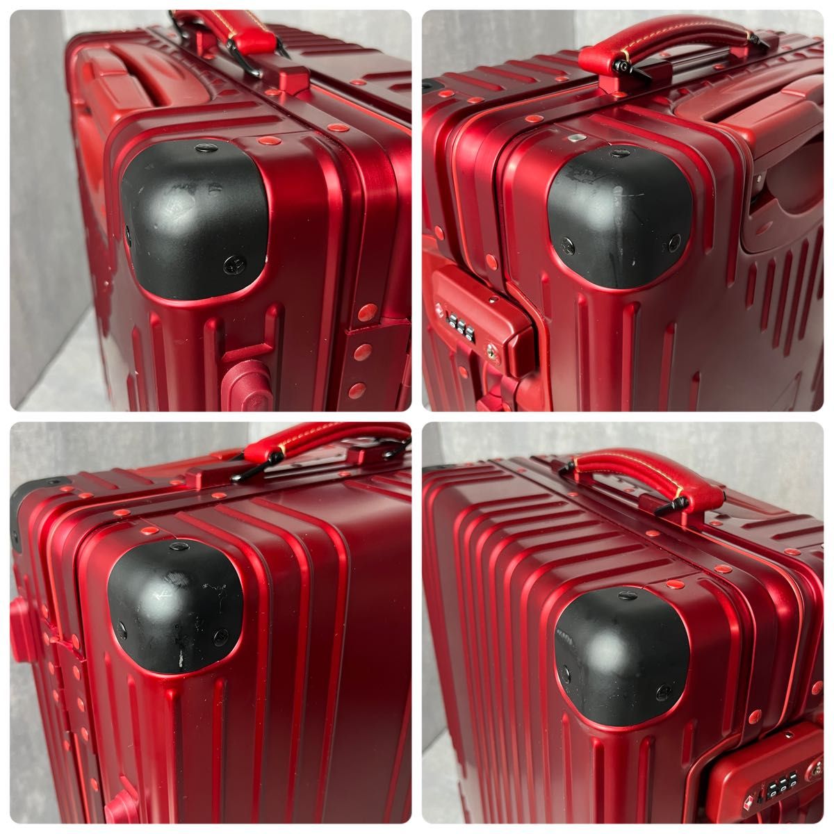 innovator イノベーター アルミスーツケース レッド 36L 機内持 innovator イノベーター アルミスーツケース レッド 36L 機内持