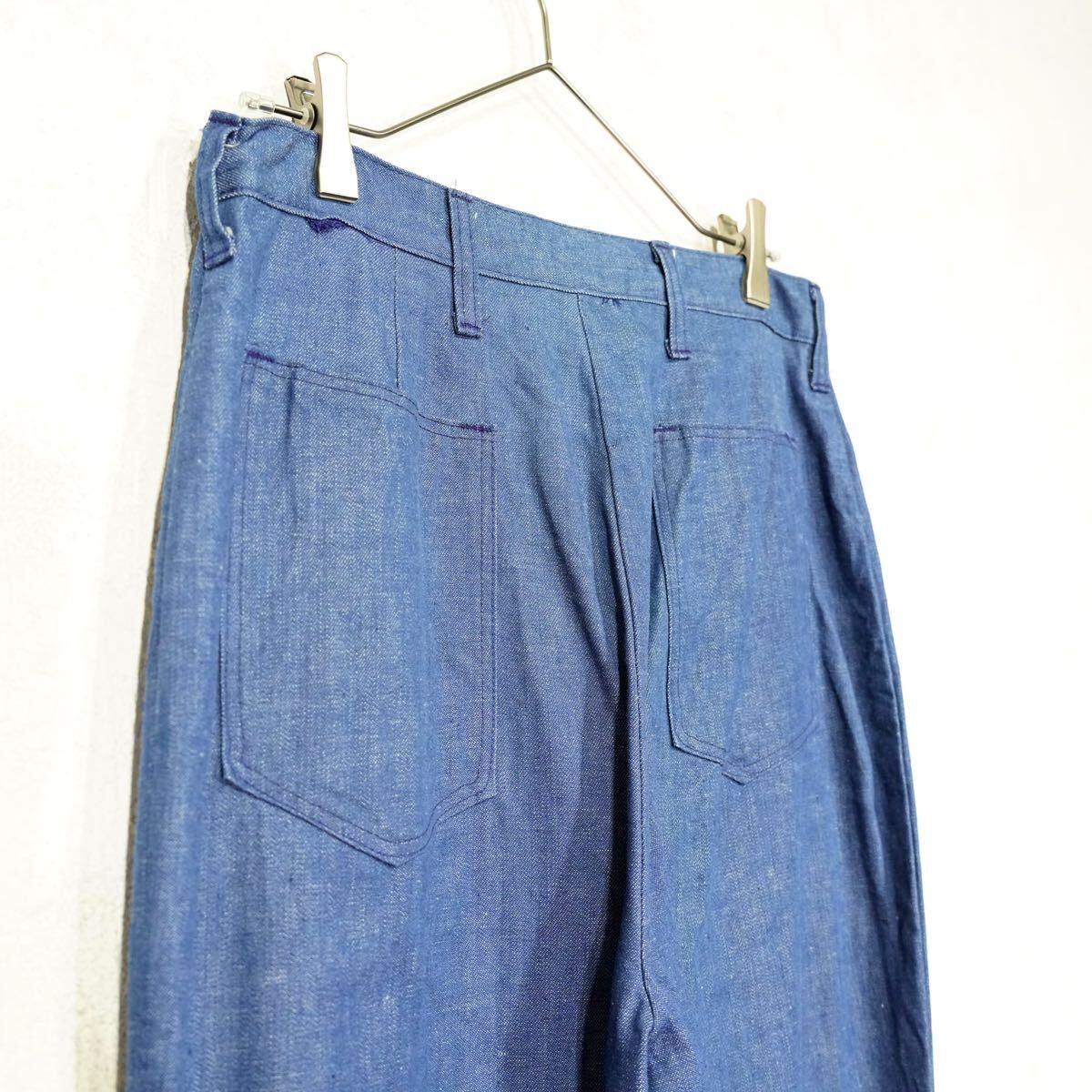70's USA VINTAGE Sears FLARE DENIM BUSH PANTS/70年代アメリカ 70's USA VINTAGE Sears FLARE DENIM BUSH PANTS/70年代アメリカ