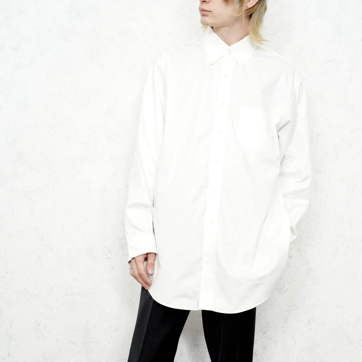 USA VINTAGE Brooks Brothers WHITE COLOR DRESS SHIRT/アメリカ古着ブルックスブラザーズホワイトカラードレスシャツ