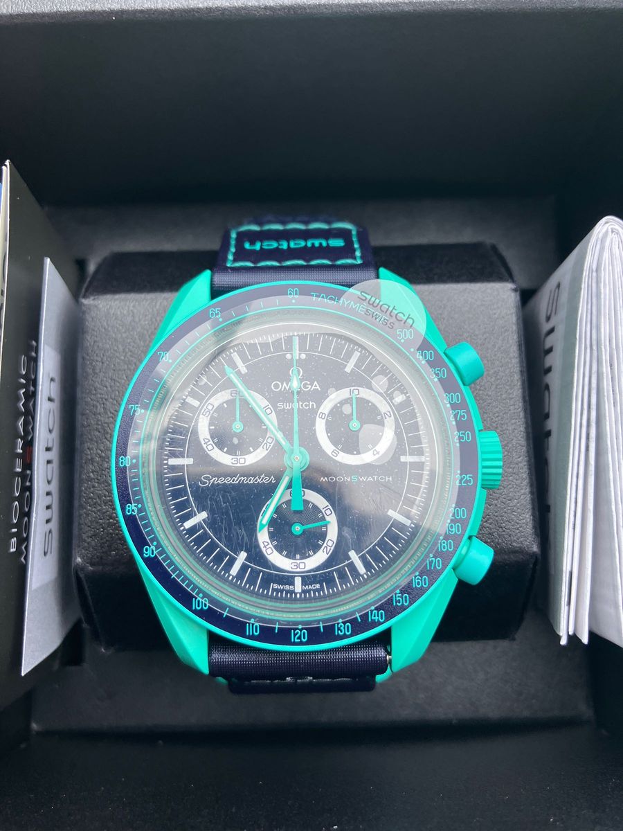 OMEGA X Swatch MISSION ON EARTH POLAR LIGHTS オメガ OMEGA X Swatch MISSION ON EARTH POLAR LIGHTS オメガ
