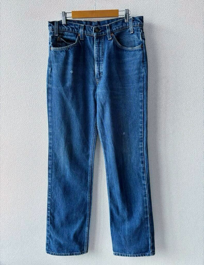 80s USA製 Levis 20517-0217 デニム パンツ W34 リーバイス ブーツカット アメリカ製 ビンテージ