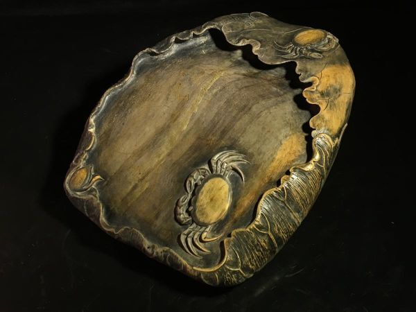 清・古角材彫・双面獣紋牌・牌子』極細工・古賞物・中国古玩 清・古角材彫・双面獣紋牌・牌子』極細工・古賞物・中国古玩