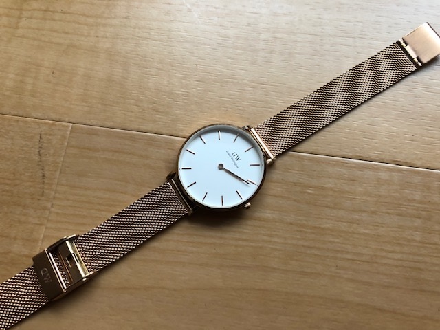  качественный товар  Daniel Wellington ... ... 32mm B32R5  золотой × белый  циферблат   оригинальный SS сетка ...  кварцевый   наручные часы 