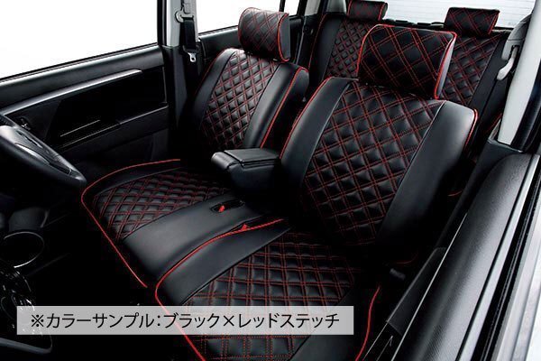 [Clazzio Quilting Type] Daihatsu DAIHATSU Move Custom LA100S / LA110S * quilting type *book@ leather seat cover 