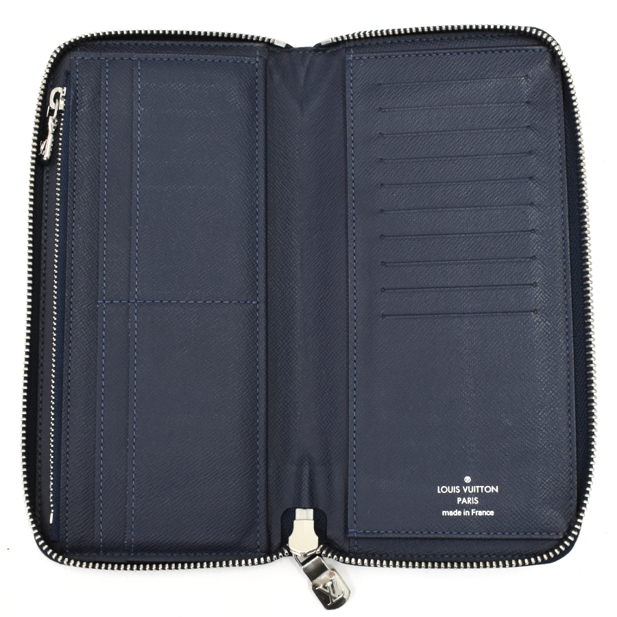 ルイヴィトン ジッピーウォレットヴェルティカル 長財布 M32837 タイガ オセアン LOUIS VUITTON Vertical_画像7