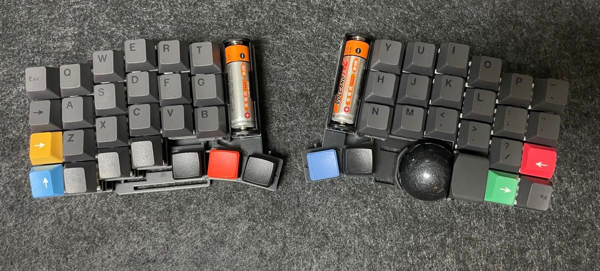 cool942tb 無線 分割 キーボード トラックボール付き フルー cool942tb 無線 分割 キーボード トラックボール付き フルー