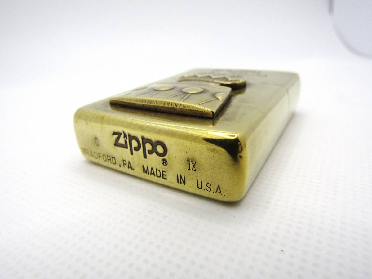 キャメルトロフィー サバマレーシア '93 ソリッドブラス zippo ジッポ 1993年 - Zippo