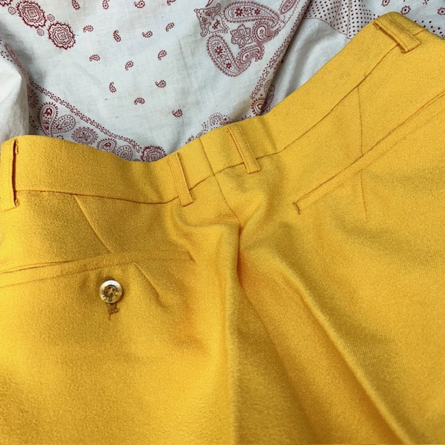 昭和レトロ古着 ほぼデッド 70s~80s サマースラックスパンツ 76 昭和レトロ古着 ほぼデッド 70s~80s サマースラックスパンツ 76