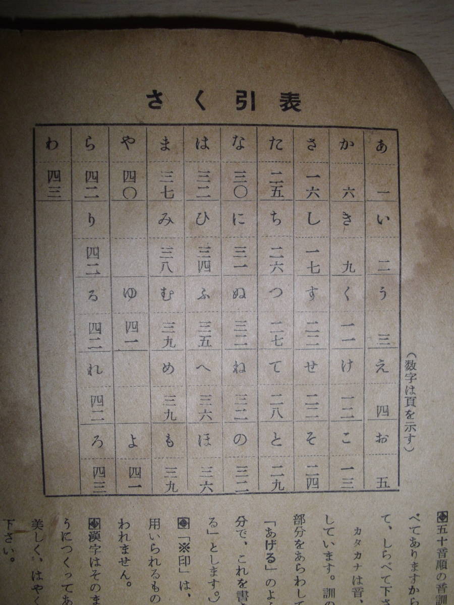 約70年前の小学生国語副教科書～教育用漢字表_画像5