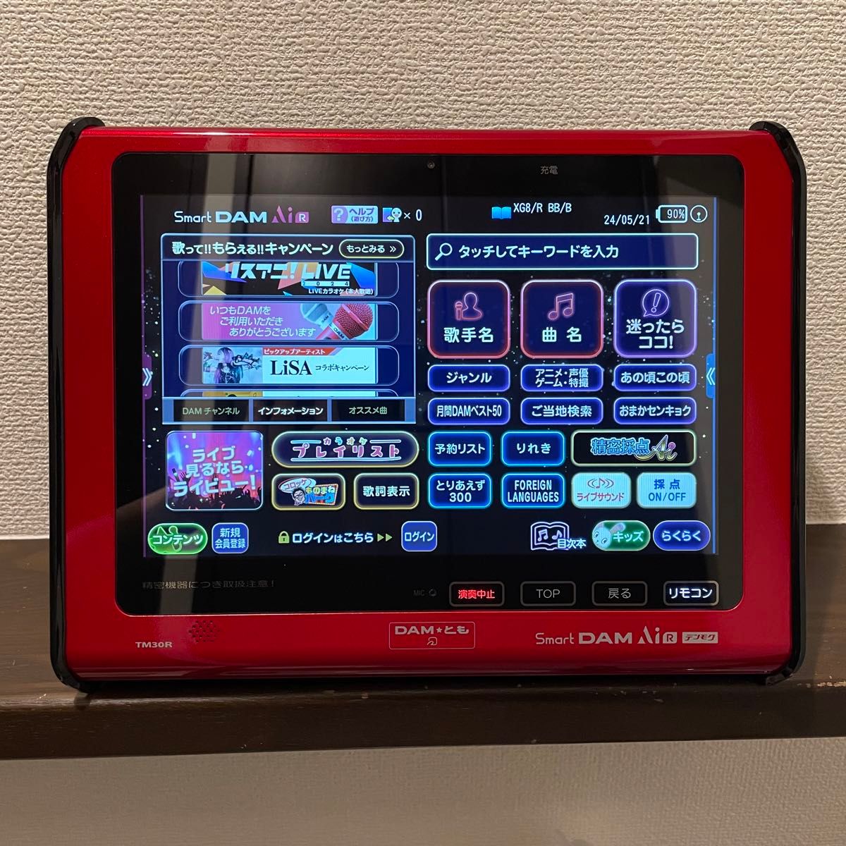 美品】使用感ほぼ無し TM30R Smart DAM AiR デンモク 第一興商 美品】使用感ほぼ無し TM30R Smart DAM AiR デンモク 第一興商