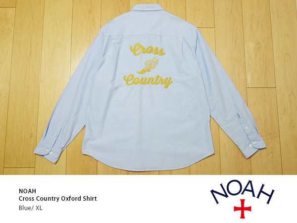 ◇ 美中古 XL NOAH CROSS COUNTRY OXFORD SHIRT BLUE ◇ ノア ◇ 美中古 XL NOAH CROSS COUNTRY OXFORD SHIRT BLUE ◇ ノア
