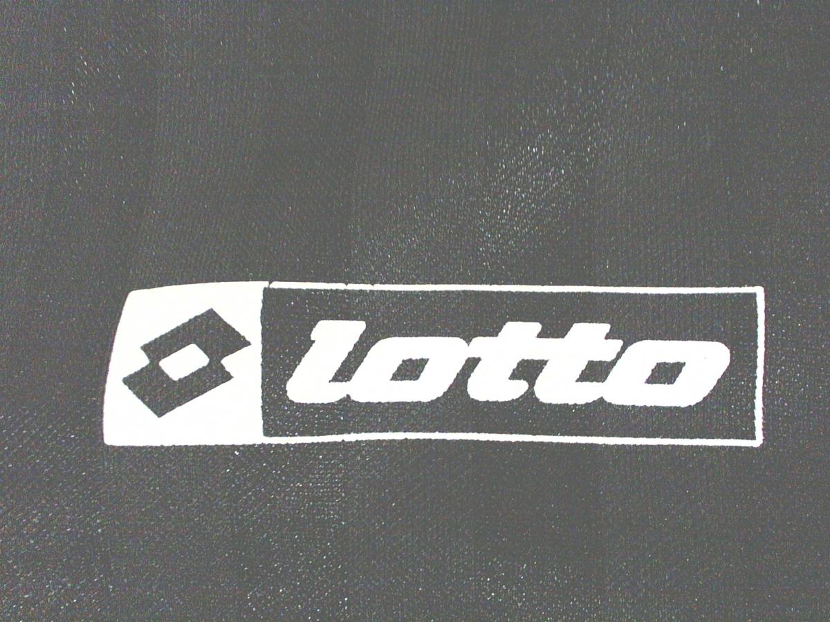 ☆150サイズ☆ロット【Lotto】ジップアップ　ジャージ ジャケット 黒 ブラック シャドーストライプ クリックポスト可_画像5