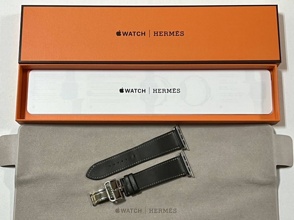 2557 美品 Apple Watch エルメス エベンヌ Dバックル レザー 即決 送料無料 Apple Watch Hermes エベンヌ Dバックル シンプル