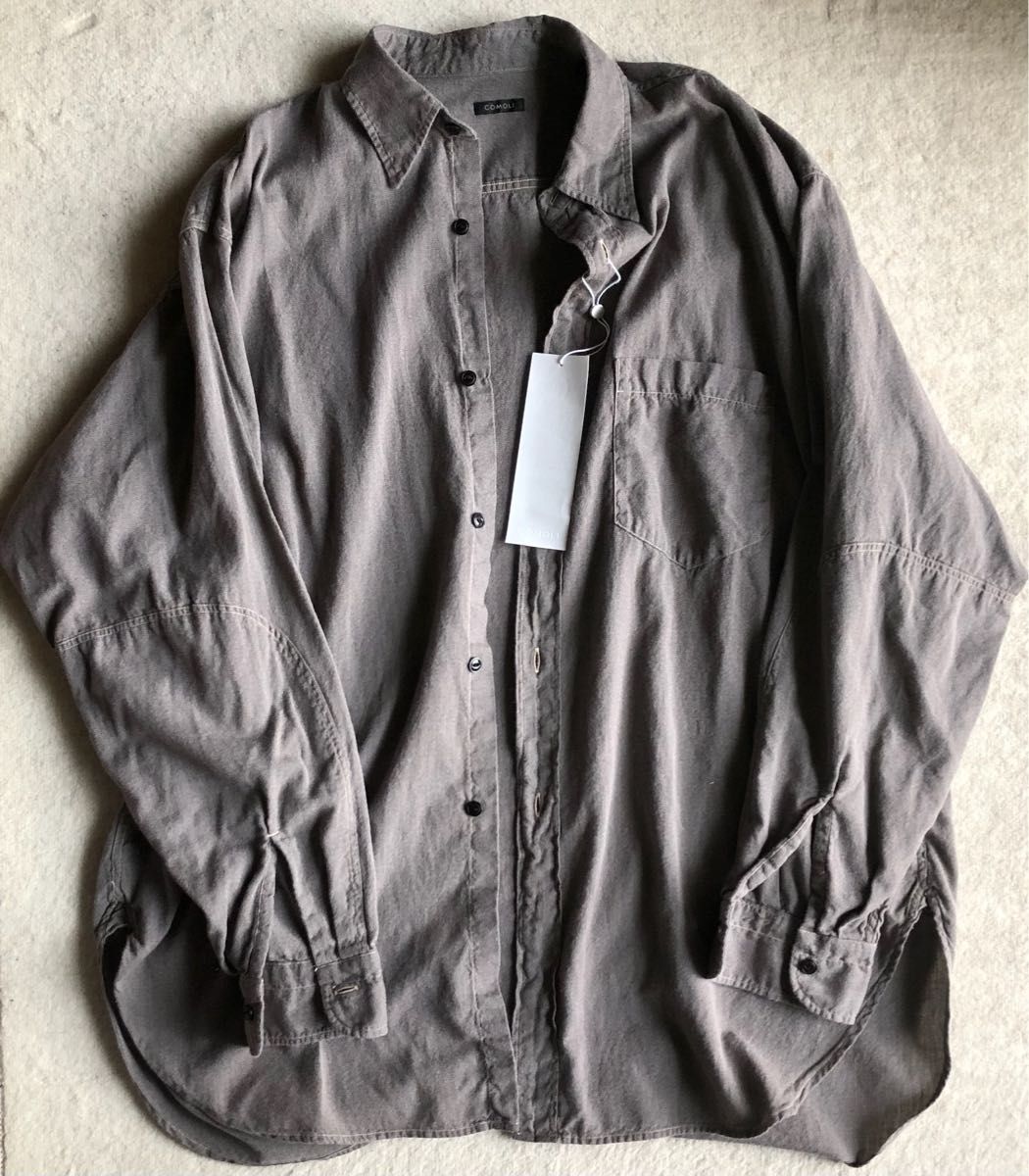 comoli 24ss ヨリ杢 ワークシャツ 2 グレー グレイ|Yahoo comoli 24ss ヨリ杢 ワークシャツ 2 グレー グレイ|Yahoo