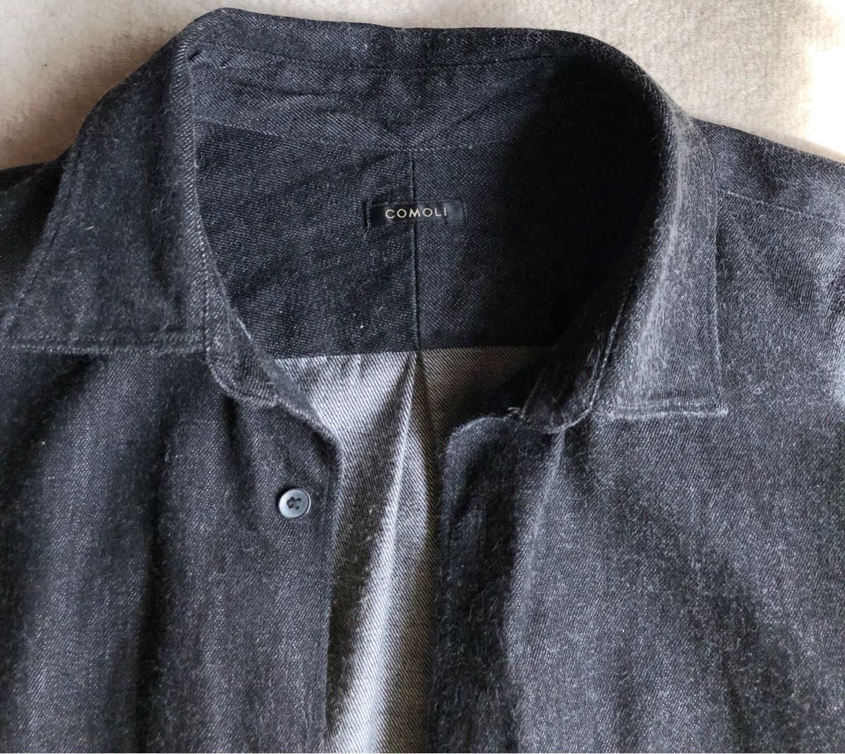 comoli 24ss デニム コモリシャツ 2 ブラック エクリュ|Yahoo comoli 24ss デニム コモリシャツ 2 ブラック エクリュ|Yahoo