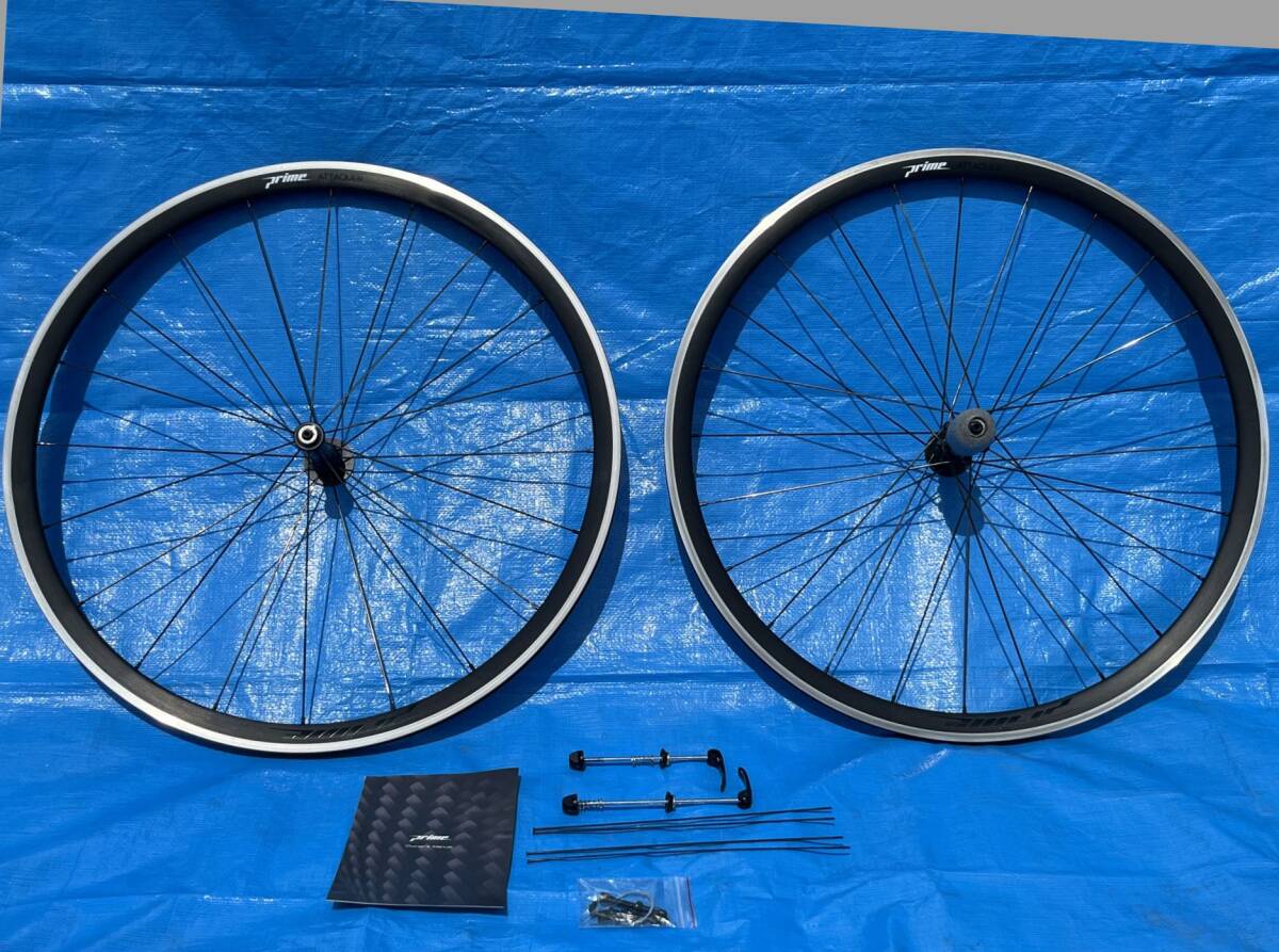 中古 PRIME ATTAQUER ALLOY 前後セット 700C リムブレーキ