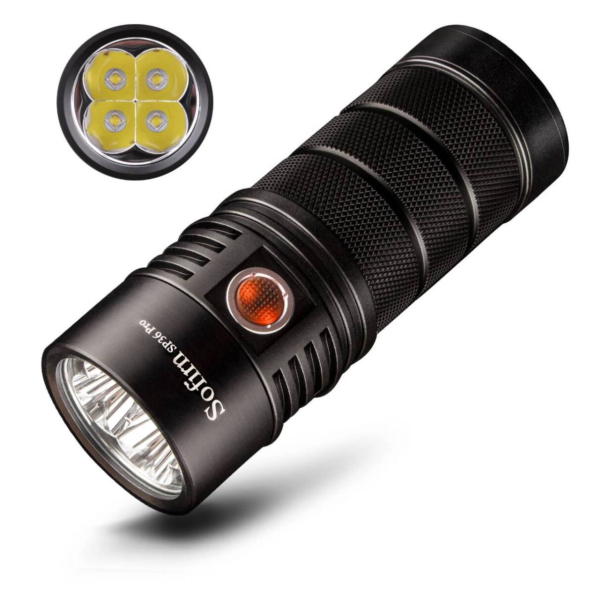 強力な8000lm LED懐中電灯