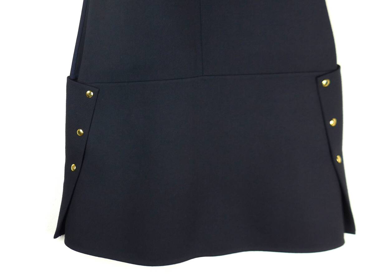 Drawer ドゥロワー 22AW完売 ウールケヌキジレ38 ネイビー新品 Drawer ドゥロワー 22AW完売 ウールケヌキジレ38 ネイビー新品