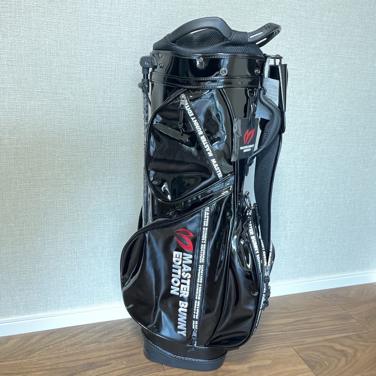 新品 パーリーゲイツ マスターバニー エナメル スタンド式 新品 パーリーゲイツ マスターバニー エナメル スタンド式