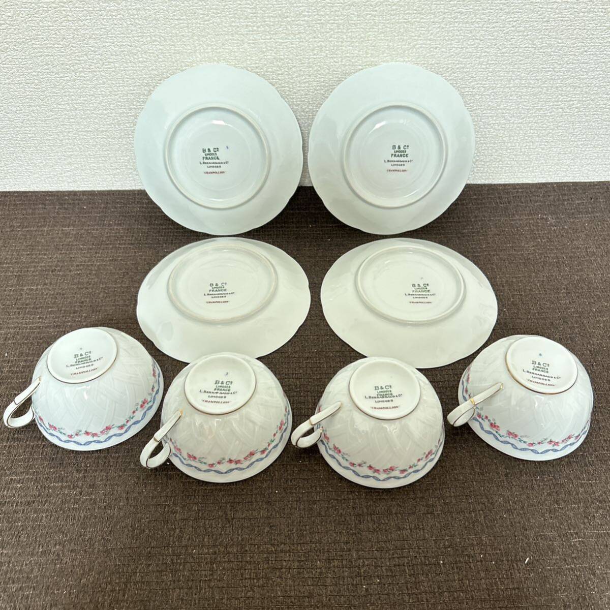 ベルナルド リモージュ シャンポリオン ティー カップ&ソーサー ベルナルド リモージュ シャンポリオン ティー カップ&ソーサー
