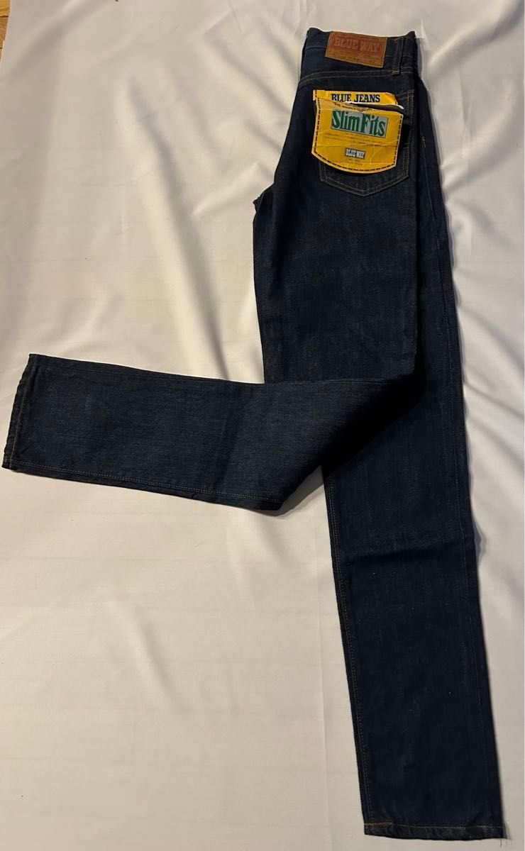 希少BLUEWAY1972'S ヴィンテージ デッドストックデニム スリム 希少BLUEWAY1972'S ヴィンテージ デッドストックデニム スリム