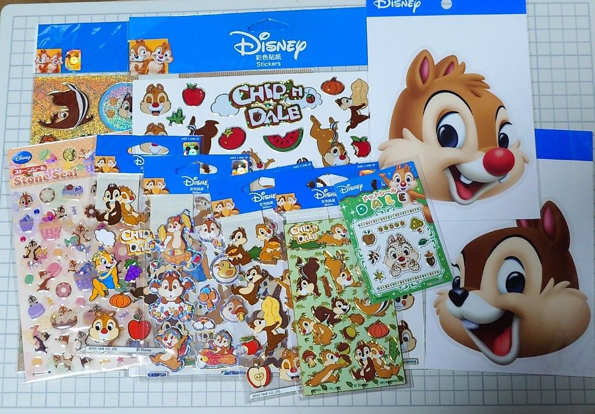 チップ&デール シール ステッカー 10点セット ディズニー チップ&デール シール ステッカー 10点セット ディズニー