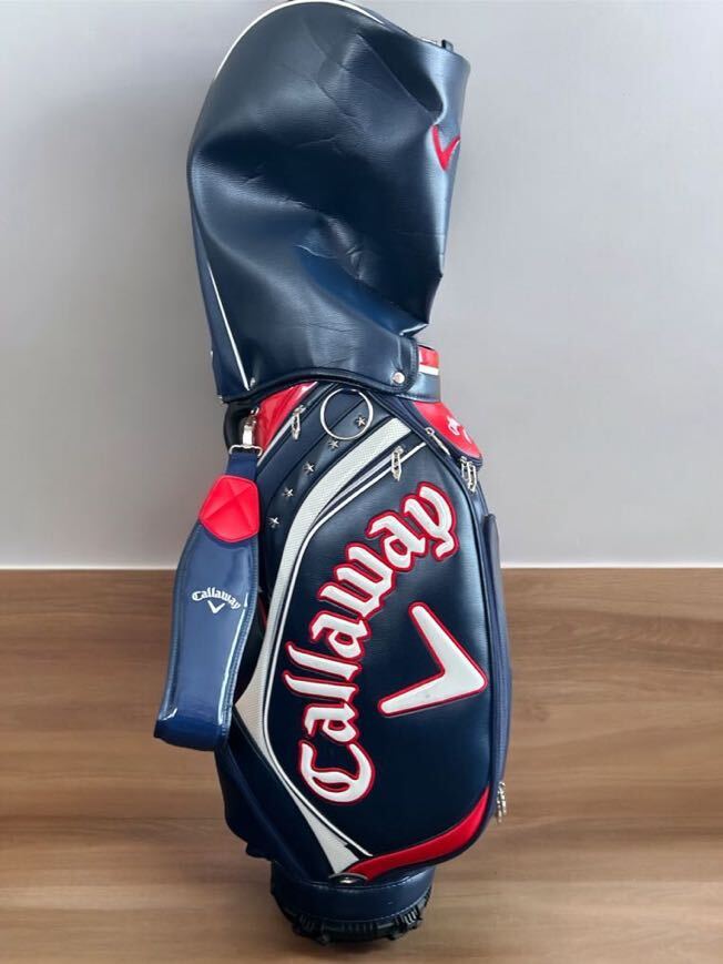【完売品】送料無料　キャロウェイ キャディバッグ 4分割　9.5型　エクシア ゴルフバッグ Callaway メンズ　ゴルフ