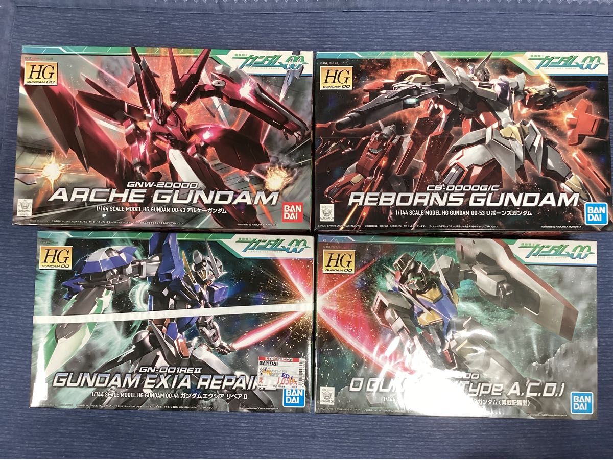 HG プラモデル 00 ダブルオー ガンダム 4点セット|Yahoo!フリマ HG プラモデル 00 ダブルオー ガンダム 4点セット|Yahoo!フリマ