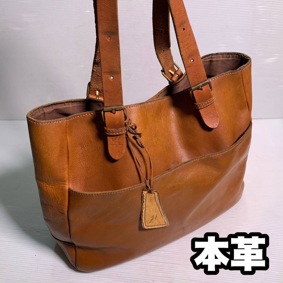 マノフェス 一枚革 グローブレザー トートバッグ ショルダー マノフェス 一枚革 グローブレザー トートバッグ ショルダー