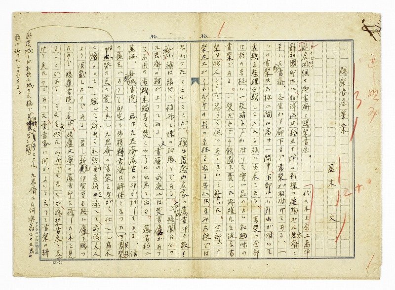 【ご予約品】 賜架書屋筆乗 高木文草稿 高木文 和書 - 和書