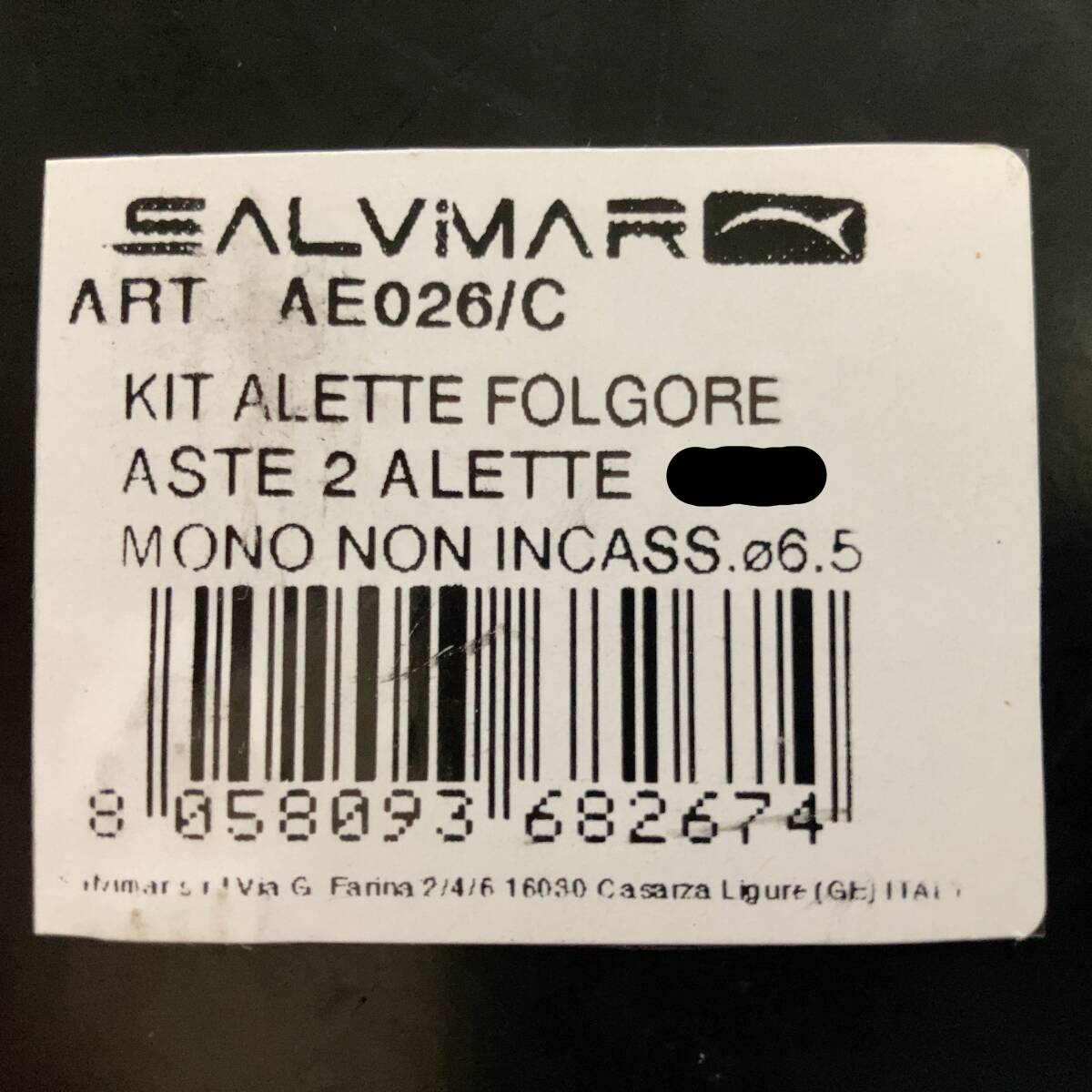 SALVIMAR(サルビマー)純正スピアシャフトのバーブキット FOLGORE SALVIMAR(サルビマー)純正スピアシャフトのバーブキット FOLGORE