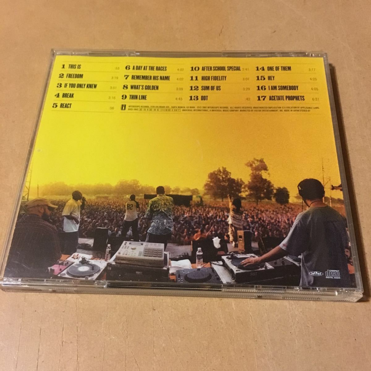 ヤフオク Jurassic 5 ジュラシック5 Power In Numbers ヤフオク Jurassic 5 ジュラシック5 Power In Numbers