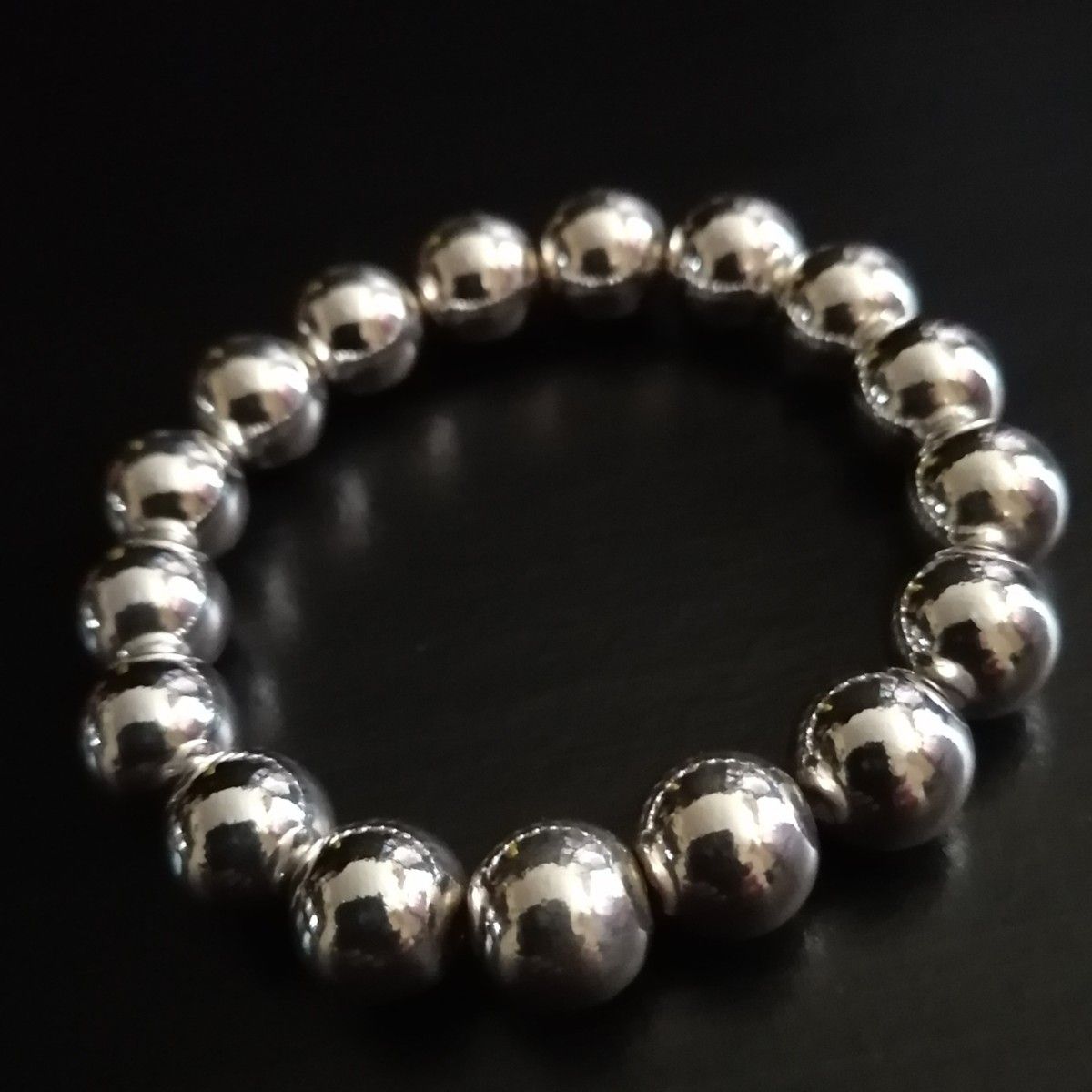 ブレスレット(数珠)日本未発売 silver925【10mm 】size各種 ブレスレット(数珠)日本未発売 silver925【10mm 】size各種