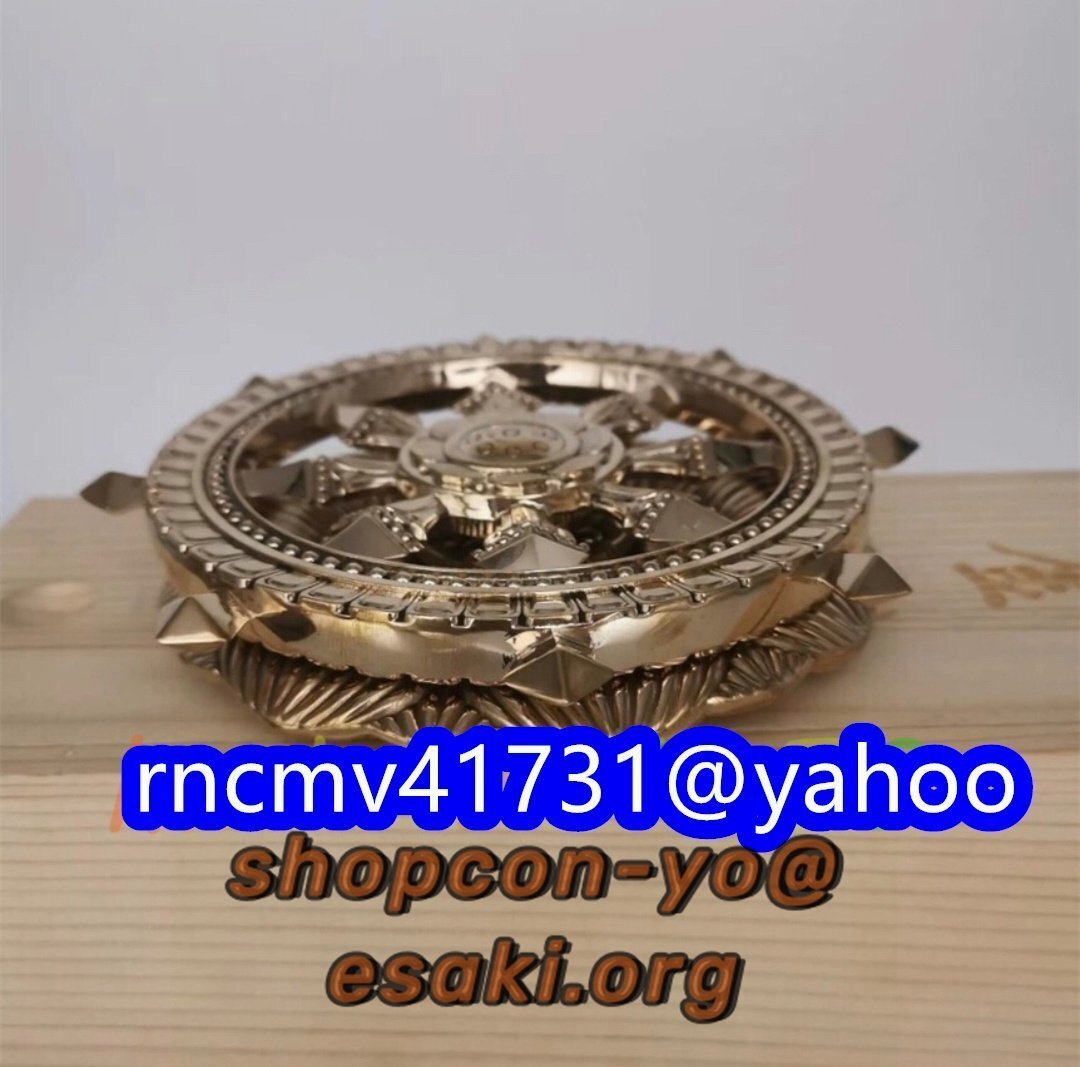 輪宝&輪羯台☆仏教美術 大型 金剛輪 密教法具 寺院仏具 銅製 輪宝&輪羯台☆仏教美術 大型 金剛輪 密教法具 寺院仏具 銅製