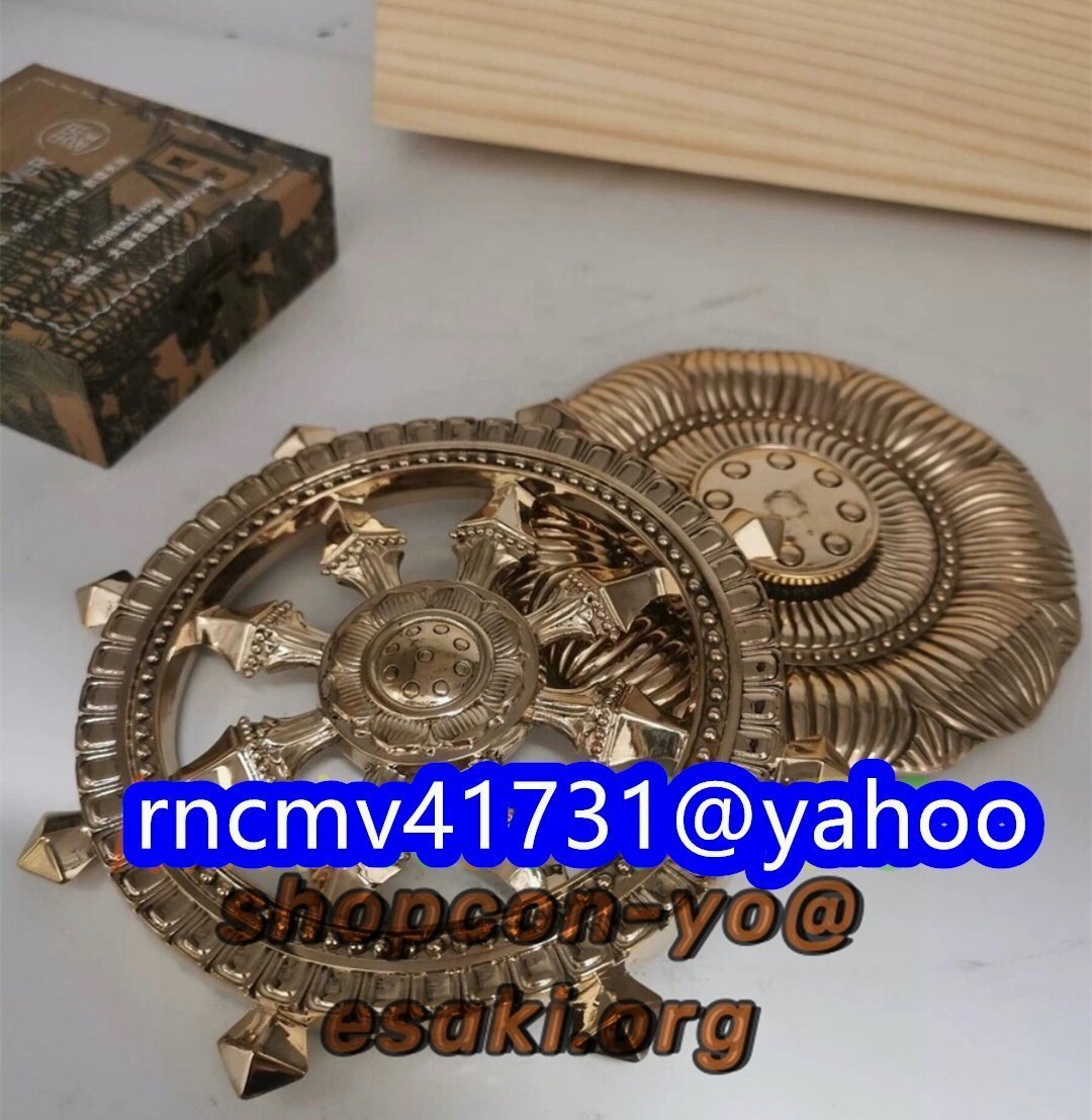 輪宝&輪羯台☆仏教美術 大型 金剛輪 密教法具 寺院仏具 銅製 輪宝&輪羯台☆仏教美術 大型 金剛輪 密教法具 寺院仏具 銅製