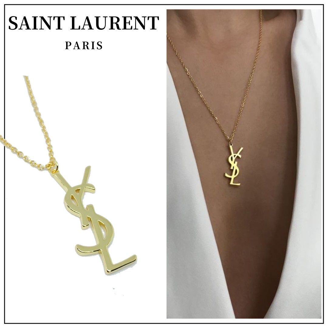 YSL イブサンローラン ネックレス ゴールド ロゴ|Yahoo!フリマ YSL イブサンローラン ネックレス ゴールド ロゴ|Yahoo!フリマ