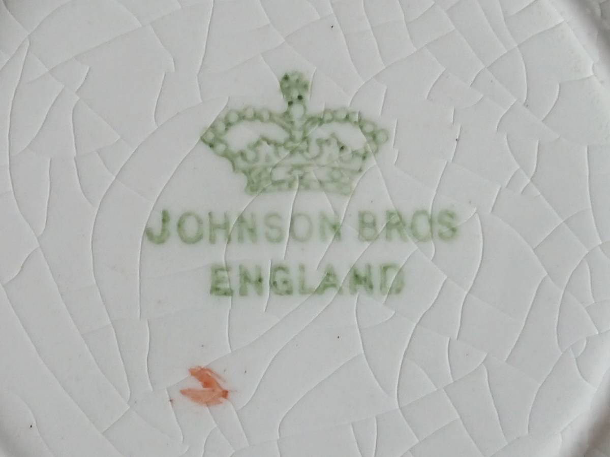 カップ＆ソーサ 6客セット ジョンソン JOHNSON BROS ENGLAND カップ口径6.5㎝ 高さ5.5㎝ 花柄 アンティーク 木箱付_画像8