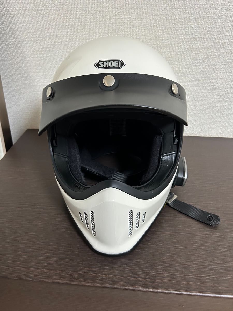 美品 SHOEI EX-ZERO ヘルメット フルフェイス オフホワイト M 美品 SHOEI EX-ZERO ヘルメット フルフェイス オフホワイト M