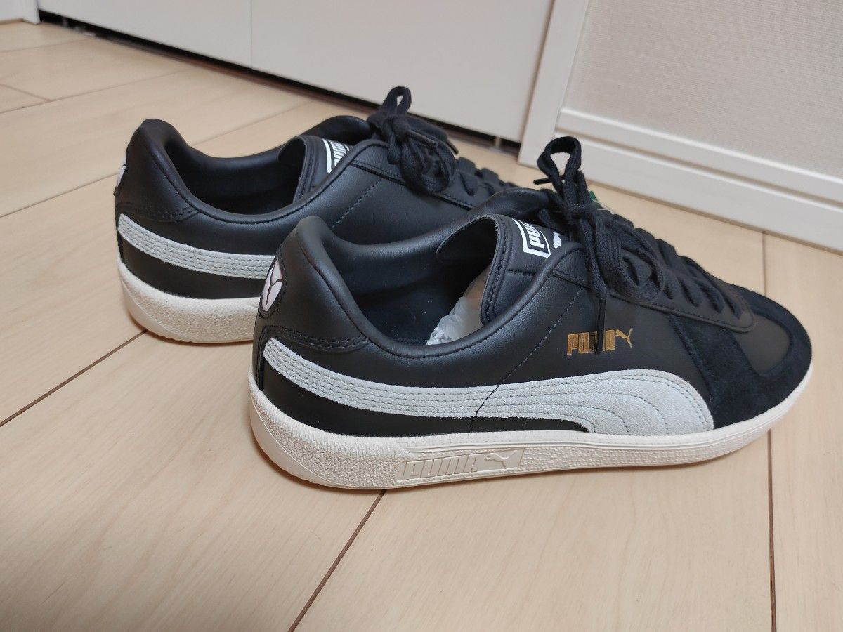 新品未使用26 5cm黒レザーPUMA ARMYTRAINERアーミートレーナー 新品未使用26 5cm黒レザーPUMA ARMYTRAINERアーミートレーナー