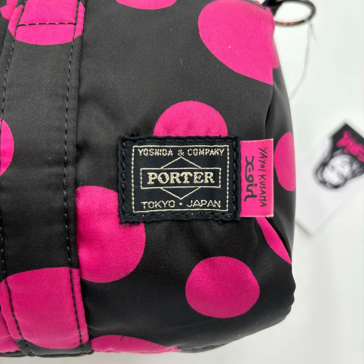 希少品】PORTER × 草間彌生 × X-girl トリプルコラボ ショルダー 希少品】PORTER × 草間彌生 × X-girl トリプルコラボ ショルダー