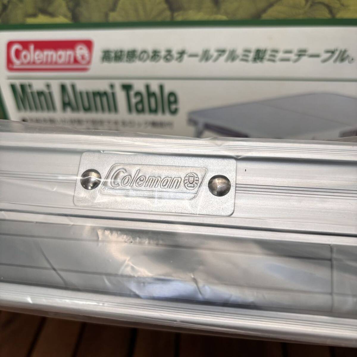 廃盤未使用】Coleman コールマン ミニ アルミテーブル 廃盤未使用】Coleman コールマン ミニ アルミテーブル