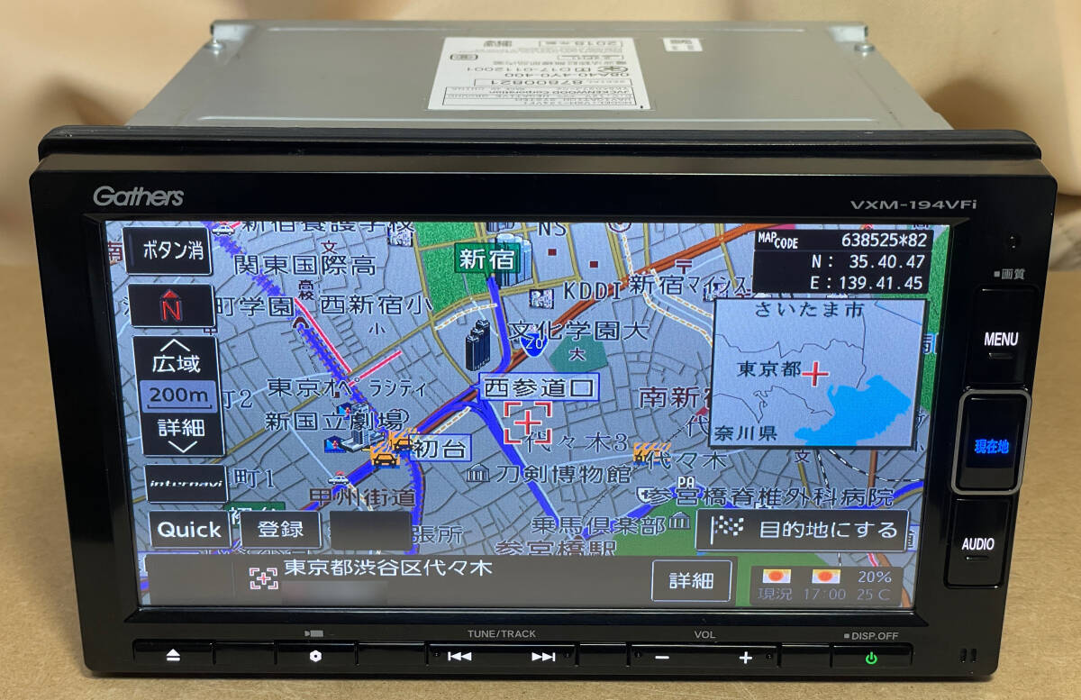 ホンダ 純正ナビ Gathersギャザズ VXM-194VFi(JVC KENWOOD製/7 ホンダ 純正ナビ Gathersギャザズ VXM-194VFi(JVC KENWOOD製/7