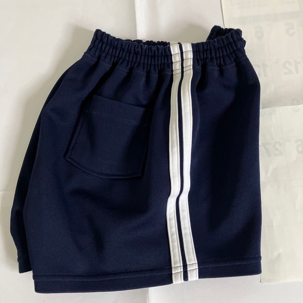 GALAXギャレックス体操服 ショート パンツ150センチ 濃紺 白2本 GALAXギャレックス体操服 ショート パンツ150センチ 濃紺 白2本
