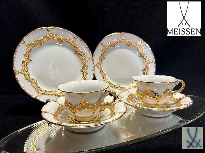 ◇卓越した優雅さ【特別な「MEISSEN マイセン」グランツゴールド ◇卓越した優雅さ【特別な「MEISSEN マイセン」グランツゴールド