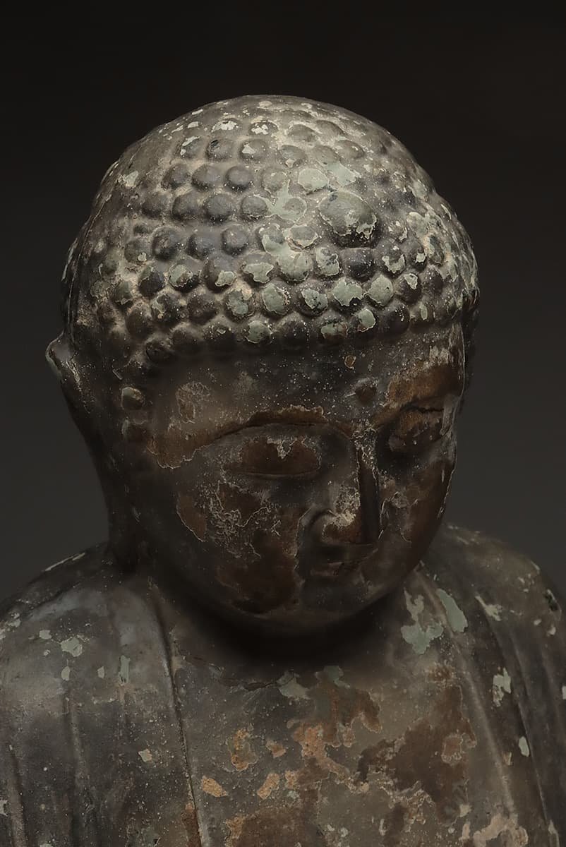 UT880 時代仏教美術 重厚 大型 銅鍍金「阿弥陀如来坐像」高42.5 UT880 時代仏教美術 重厚 大型 銅鍍金「阿弥陀如来坐像」高42.5