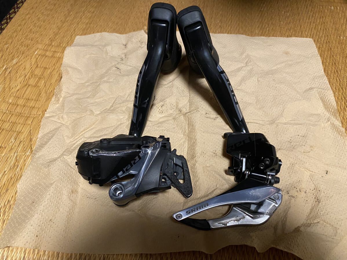 SRAM RED eTap AXS リムブレーキ レバー ディレイラー 3点セット