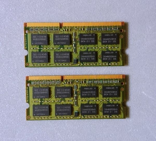 Yahoo!オークション - SAMSUNGノート用メモリ PC3-10600S (DDR3-1333)
