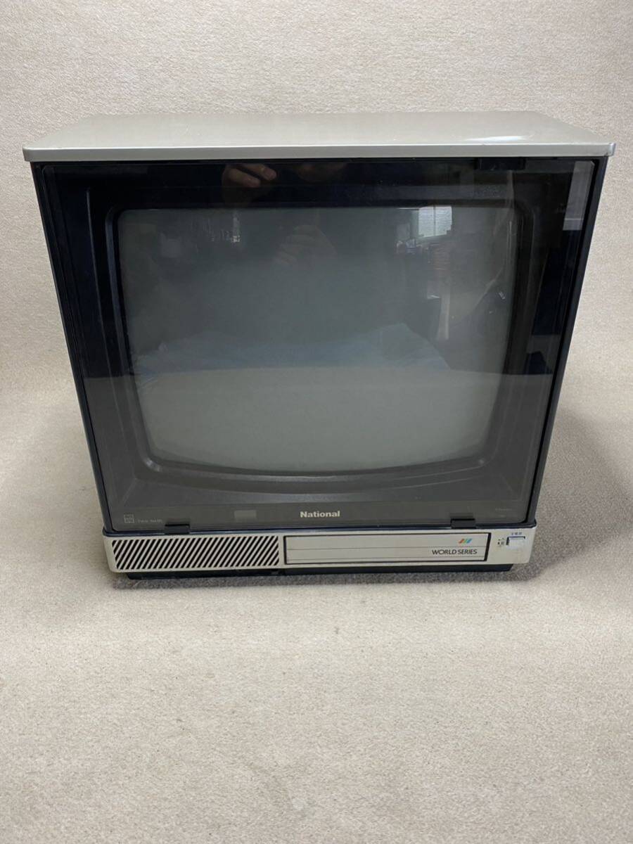 National ナショナル ブラウン管テレビ THI4-N4OR 昭和レトロ National ナショナル ブラウン管テレビ THI4-N4OR 昭和レトロ